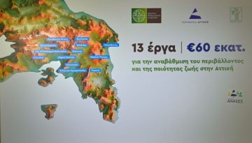 Παρουσιάστηκε το πρόγραμμα “Πράσινες Ανάσες για την Αττική”